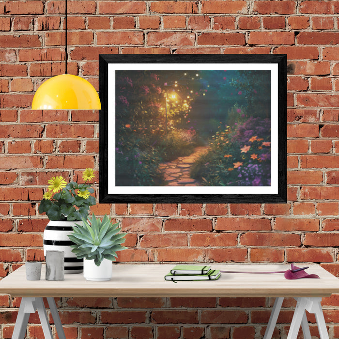 Night Scene In A Lush Garden