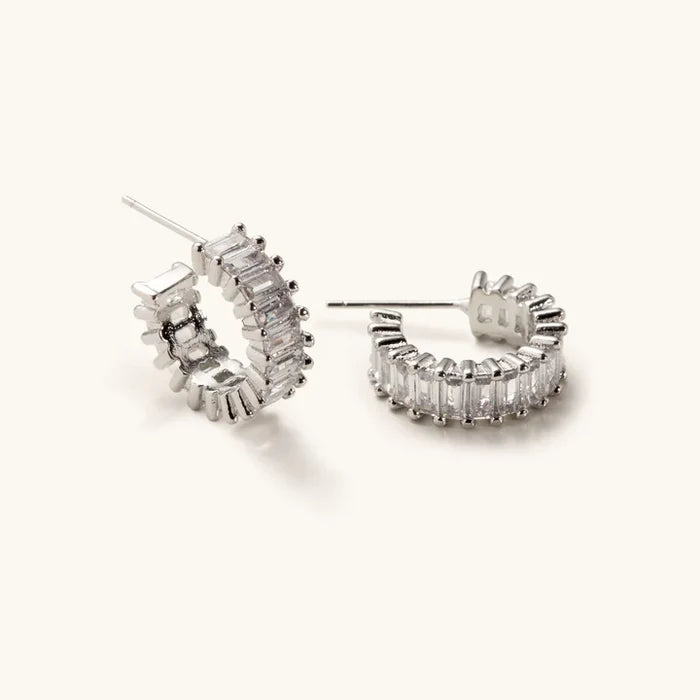 Nikki Smith Designs Esther Diamond Hoops - Multiple Options
