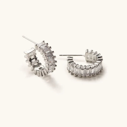 Nikki Smith Designs Esther Diamond Hoops - Multiple Options
