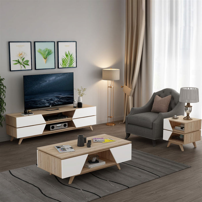 NORDIC 1200 Coffee Table Oak by Criterion - Home Living Store - Coffee Table
