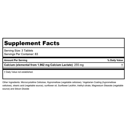 Now Foods Calcium & Magnesium Powder 8oz - 1243 - 2 Pack - Supplement Facts panel