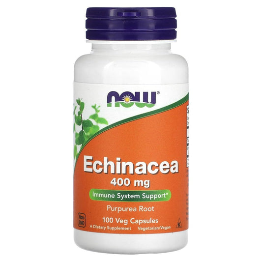Now Foods Echinacea 400 mg 100 Vcaps - 4660 - The Oasis of Health