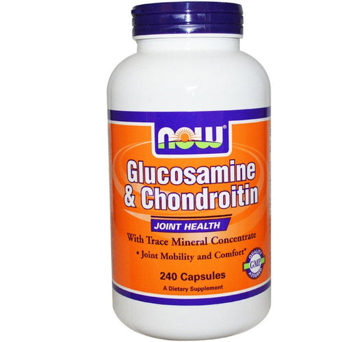 Now Foods Glucosamine & Chondroitin with Trace Minerals 240 Vcaps - 3229 - The Oasis of Health