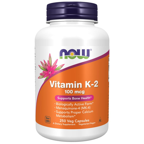 Now Foods Vitamin K-2 100 mcg 250 Vcaps - 0991
