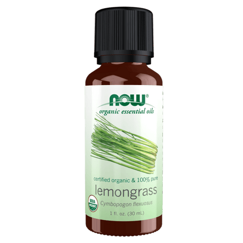 Now Organic Essential Oils Lemongrass Organic 1oz - 7415