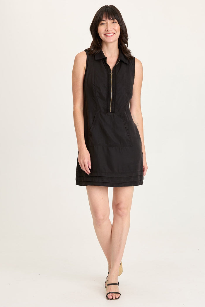 XCVI Noya Twill Kangaroo-Pocket Dress