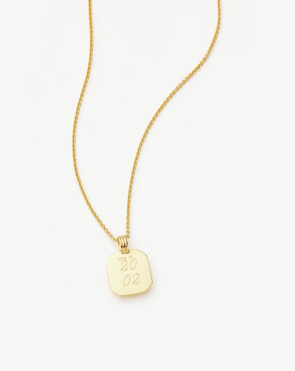 October Birthstone Pendant Necklace | 18k Gold Vermeil/Pink Tourmaline Necklaces Missoma