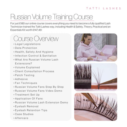 Online Russian Volume Training Course with Kit