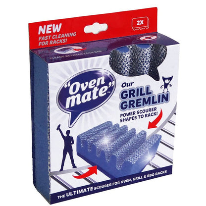 Oven Grill Cleaning Wipes Gremlin Kitchen Oven Scourers 2 Pack | Rm10109