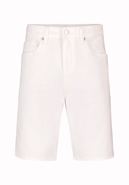Buffalo Men Shorts White Denim Denim Shorts Stretch