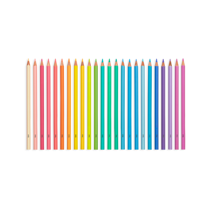 OOLY Pastel Hues colored pencils set of 24 without packaging
