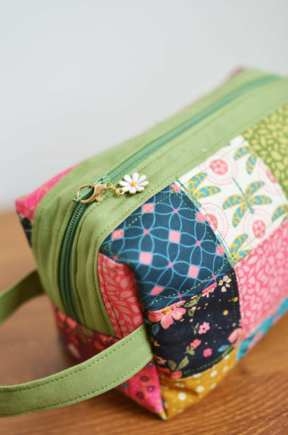 Patchwork Pouch - Sagewood