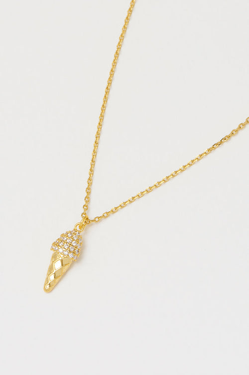 Pave Ice Cream Pendant