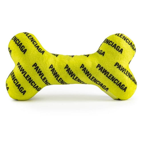 Haute Diggity Dog dog toys Pawlenciaga Bone Squeaker Plush Dog Toy