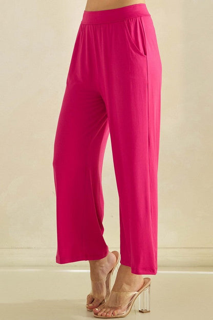 Peachskin Crop Pants