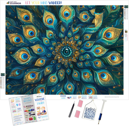Peacock Feather Mandala