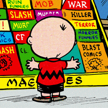 Peanuts A Beautiful Gory Layout Poster