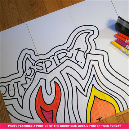 Pentecost Coloring Page & Poster