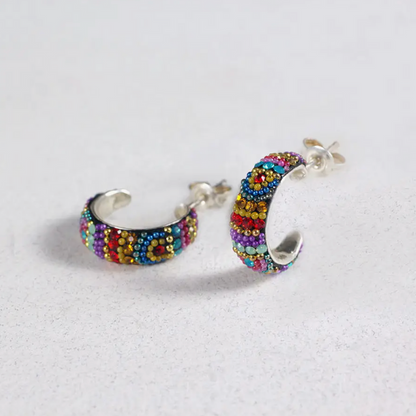 Petite Color Huggie Earrings