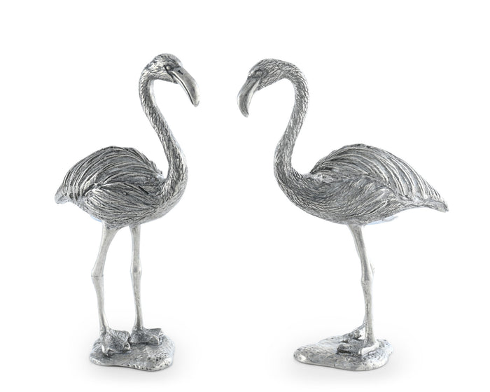 Pewter Flamingos Salt & Pepper Set