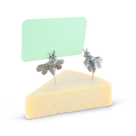 Vagabond House Pewter Honeybee Cheese Marker Set Product Image
