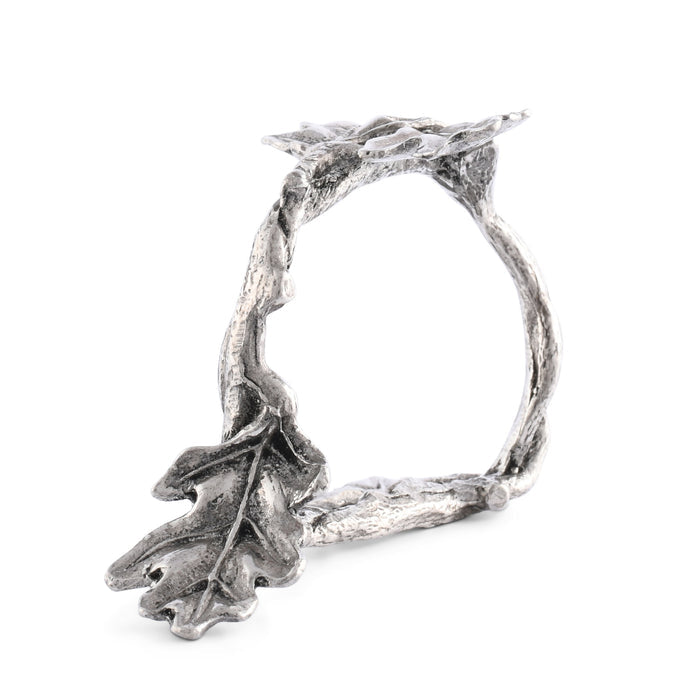 Vagabond House Pewter Oak Branch Napkin Ring Product Image