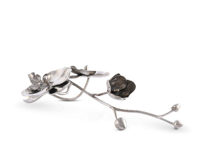 Pewter Orchid Napkin Ring