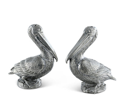 Pewter Pelicans Salt & Pepper Set