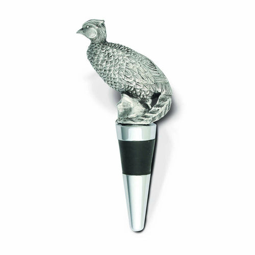 Vagabond House Pewter Pheasant Bottle Stopper Product Image