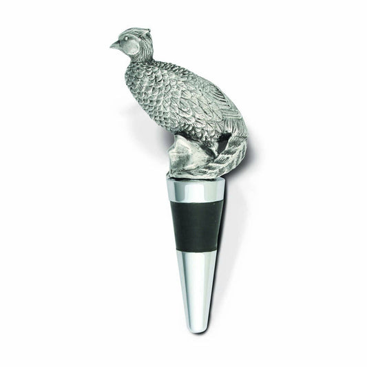 Vagabond House Pewter Pheasant Bottle Stopper Product Image