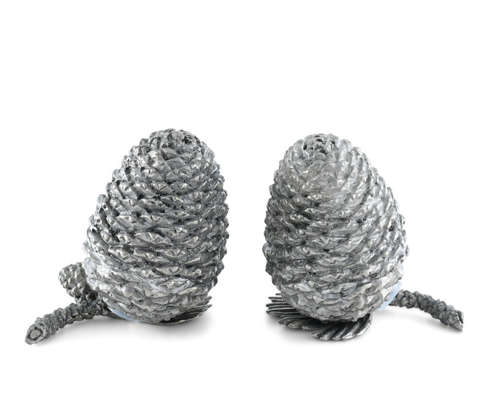Pewter Pine Cones Salt & Pepper Set