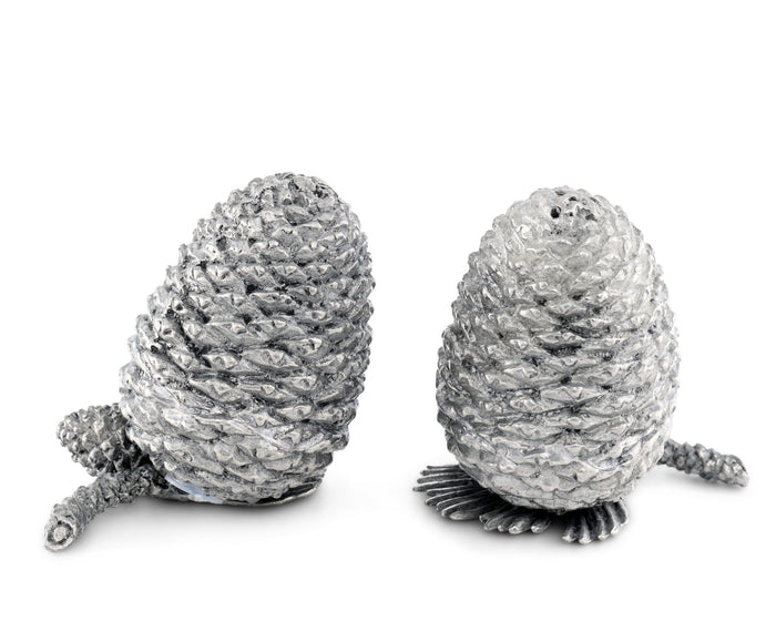 Pewter Pine Cones Salt & Pepper Set