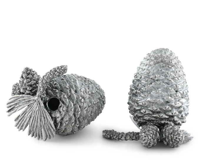 Pewter Pine Cones Salt & Pepper Set