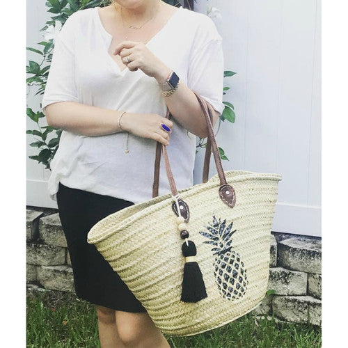 Pineapple Straw Bag
