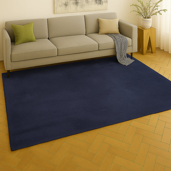 Plush Rabbit Fur Rug - Charcoal | 160 x 240cm by Urban Style