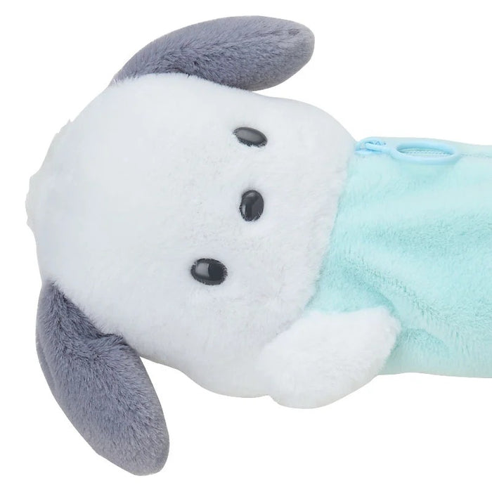 Pochacco Plush Pal Pencil Case (Side Pose) Bags Japan Original