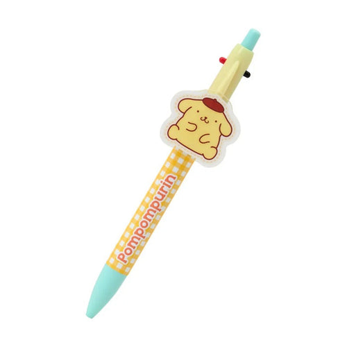 Pompompurin 2-Color Gingham Retractable Pen Stationery Japan Original