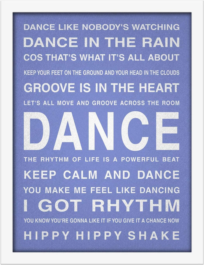 Poster Hub Dance Children Motivational Art Decor