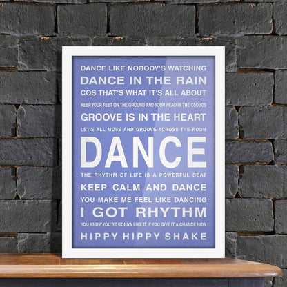 Poster Hub Dance Children Motivational Art Decor