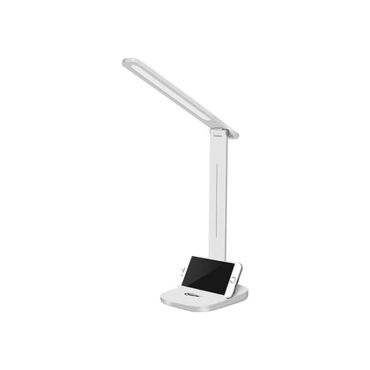 PowerPac USB LED Desk Lamp, children learning Table Lamp (PP1302) White