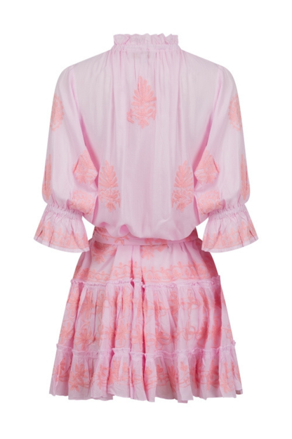 Discover the Pranella Sia Pink Dress — a lightweight, flattering style in a soft pink hue, perfect for sunny days and everyday dressing. Shop at Dotique.