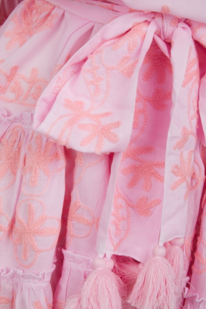 Discover the Pranella Sia Pink Dress — a lightweight, flattering style in a soft pink hue, perfect for sunny days and everyday dressing. Shop at Dotique.