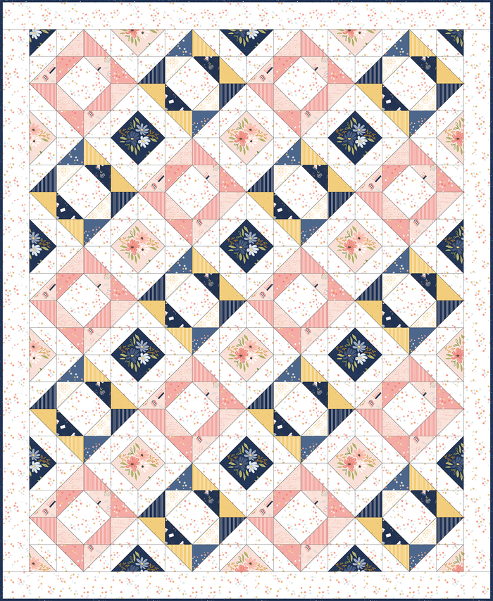 Pre-order Diamonds Take Shape Quilt Pattern by Chantelle Bailey