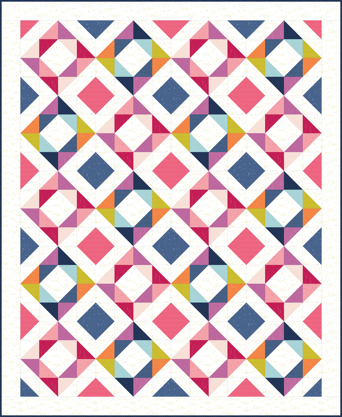 Pre-order Diamonds Take Shape Quilt Pattern by Chantelle Bailey