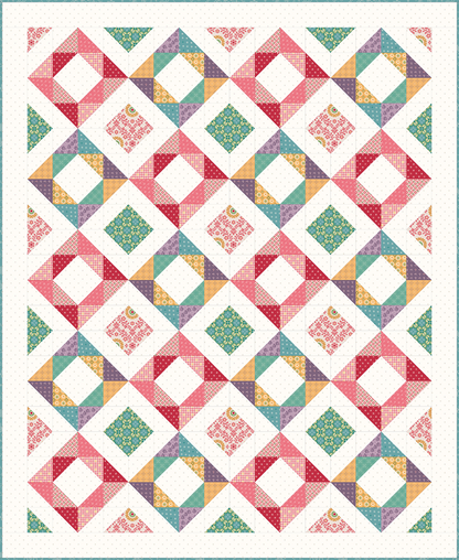 Pre-order Diamonds Take Shape Quilt Pattern by Chantelle Bailey