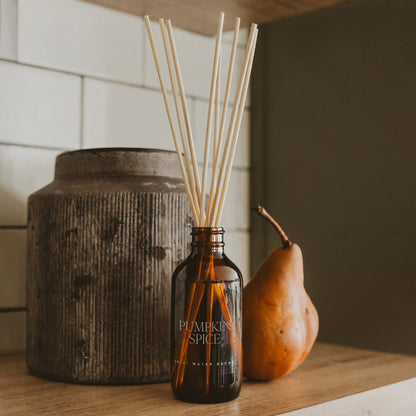 Pumpkin Spice Amber Reed Diffuser - Sweet Water Decor - Reed Diffusers