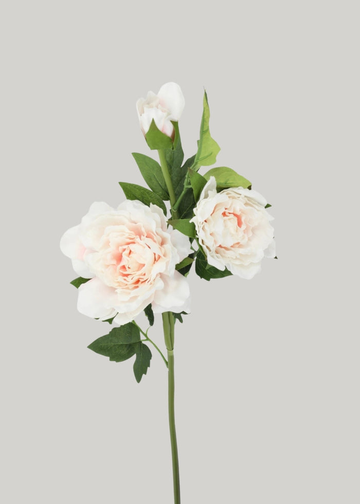 Real Touch Peony Flowers in Soft Pink - 26" - Sweet Water Decor - faux flower