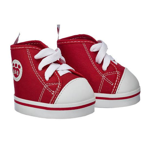 Red Canvas Hi-Tops - Build-A-Bear Workshop Australia