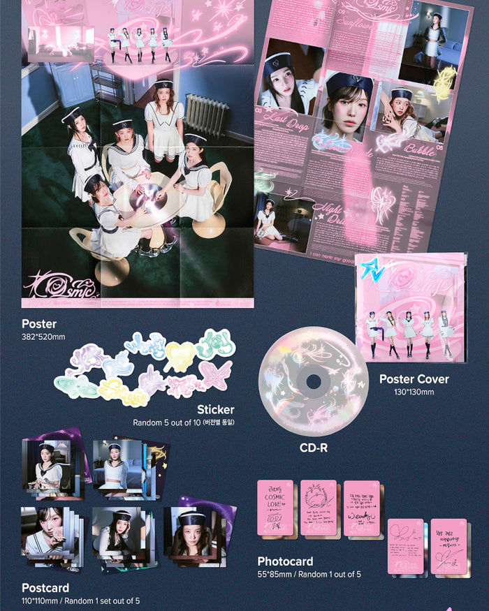 Red Velvet - 7TH MINI ALBUM [Cosmic] (Poster Ver.) (2 Versions)