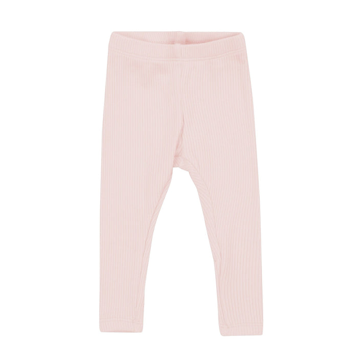 Kyte Baby Ribbed Leggings in Blush Pink